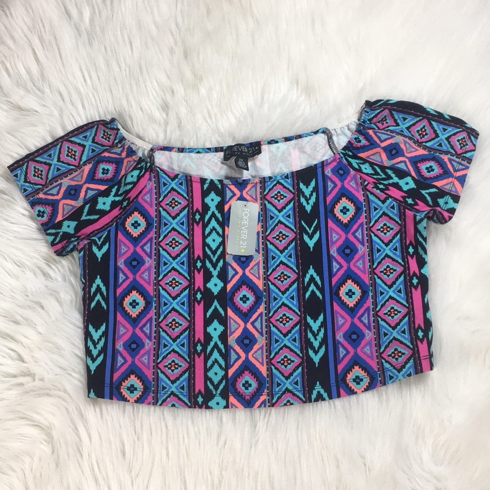 Forever 21+ | Aztec Print Crop Top